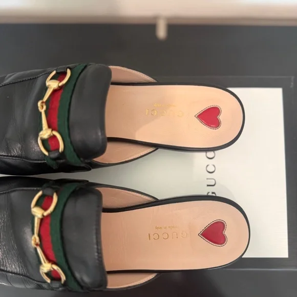 Gucci Princetown Horsebit Leather Slippers - Picture 2 of 15